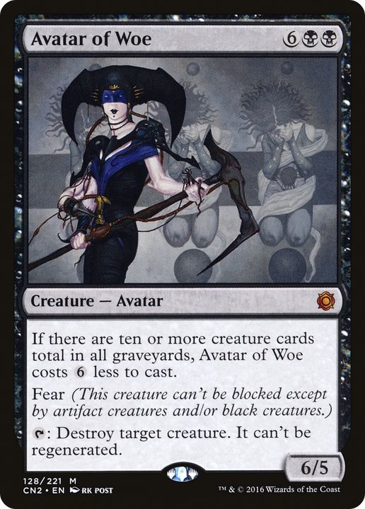 Avatar of Woe in the group Magic the Gathering / Types / Colors / Black at Proxyprinters.com (68429)