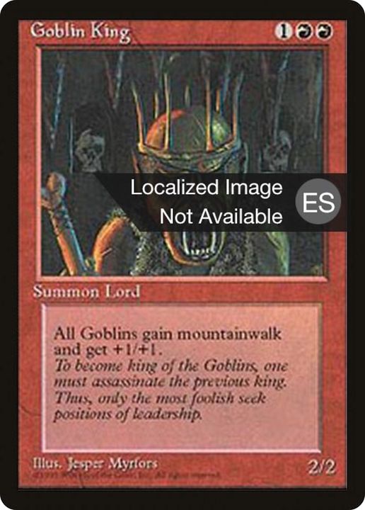 Goblin King in the group Magic the Gathering / Types / Creatures / Goblin at Proxyprinters.com (68431)