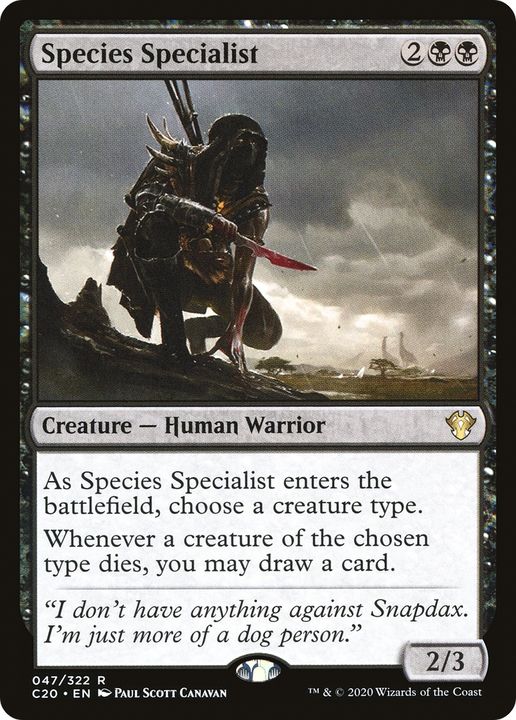 Species Specialist in the group Magic the Gathering / Types / Creatures / Warrior at Proxyprinters.com (68437)