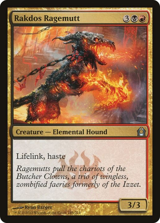 Rakdos Ragemutt in the group Magic the Gathering / Types / Colors / Multicolors / B, R at Proxyprinters.com (68449)