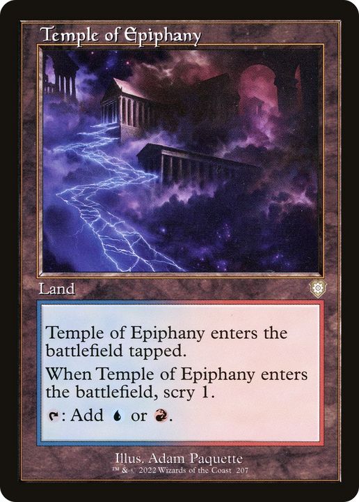 Temple of Epiphany in the group Magic the Gathering / Sets / The Brothers' War Commander at Proxyprinters.com (68456)