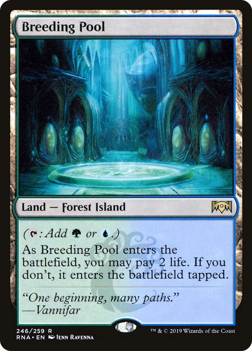 Breeding Pool in the group Magic the Gathering / Types / Land / Forest at Proxyprinters.com (68492)