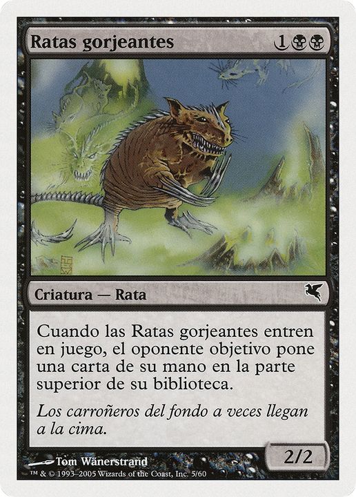 Chittering Rats in the group Magic the Gathering / Types / Colors / Black at Proxyprinters.com (68501)