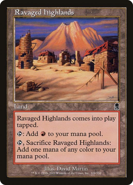 Ravaged Highlands in the group Magic the Gathering / Types / Colors / Colorless at Proxyprinters.com (68505)