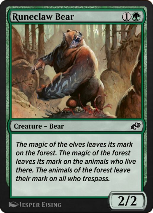 Runeclaw Bear in the group Magic the Gathering / Sets / Jumpstart: Historic Horizons at Proxyprinters.com (68518)