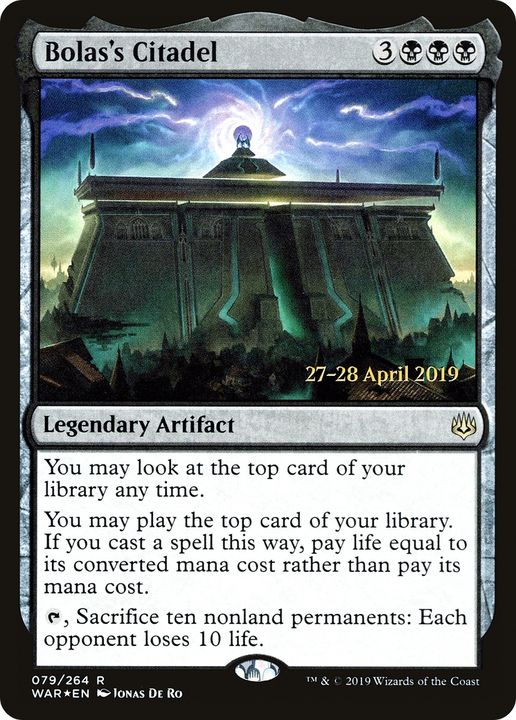 Bolas's Citadel in the group Magic the Gathering / Sets / War of the Spark Tokens at Proxyprinters.com (68530)