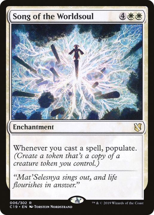 Song of the Worldsoul in the group Magic the Gathering / Types / Enchantment / Enchantment at Proxyprinters.com (68536)