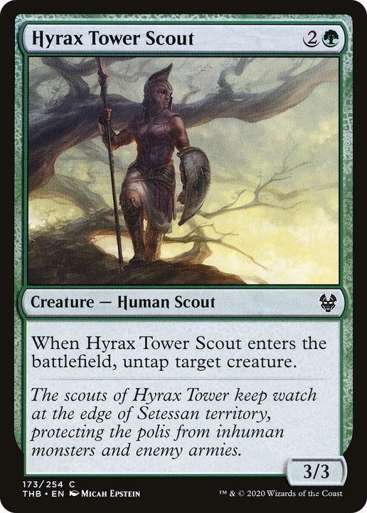 Hyrax Tower Scout in the group Magic the Gathering / Types / Creatures / Human at Proxyprinters.com (68545)