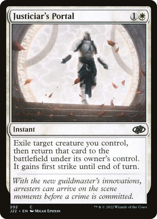 Justiciar's Portal in the group Magic the Gathering / Types / Colors / White at Proxyprinters.com (68549)