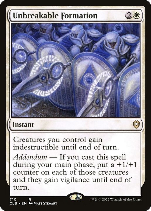 Unbreakable Formation in the group Magic the Gathering / Types / Colors / White at Proxyprinters.com (6857)