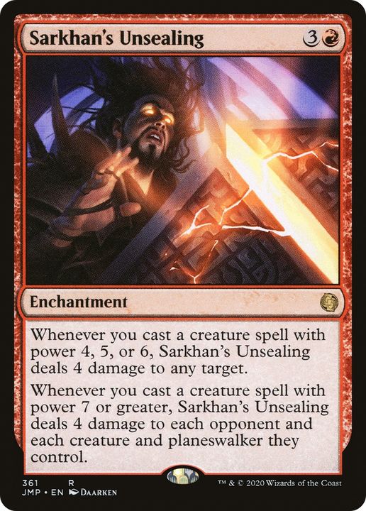 Sarkhan's Unsealing in the group Magic the Gathering / Types / Enchantment / Enchantment at Proxyprinters.com (68578)