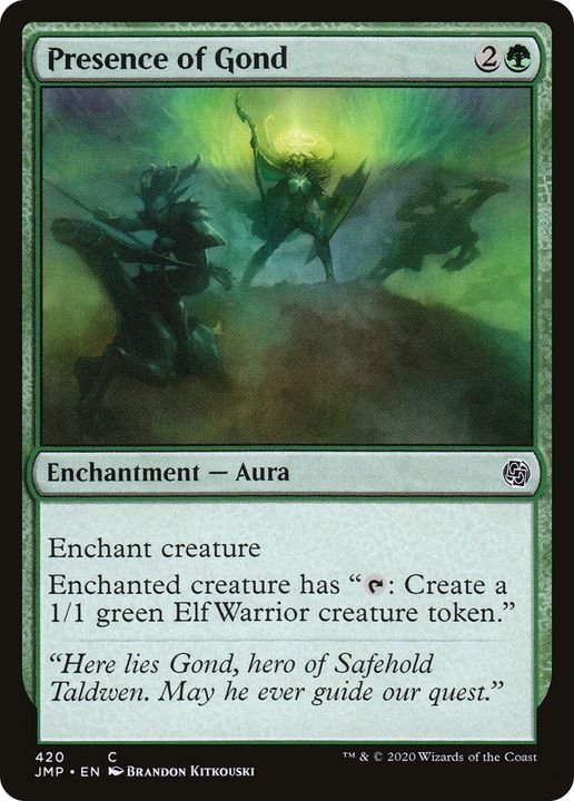 Presence of Gond in the group Magic the Gathering / Types / Colors / Green at Proxyprinters.com (68601)