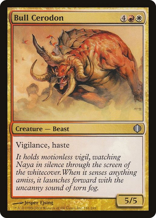 Bull Cerodon in the group Magic the Gathering / Types / Colors / Multicolors / R, W at Proxyprinters.com (68610)