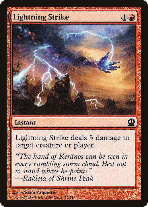 Lightning Strike in the group Magic the Gathering / Sets / Theros at Proxyprinters.com (68613)