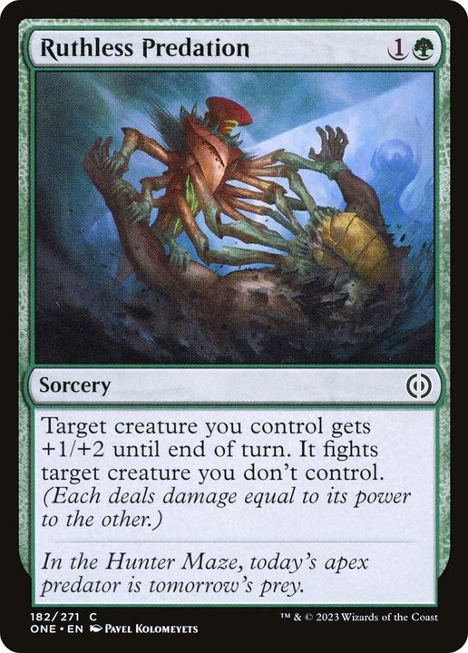 Ruthless Predation in the group Magic the Gathering / Types / Colors / Green at Proxyprinters.com (6864)