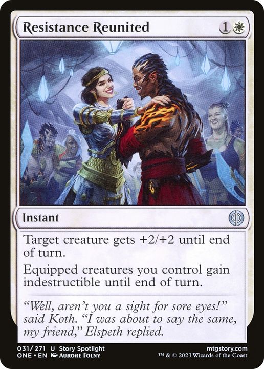 Resistance Reunited in the group Magic the Gathering / Types / Colors / White at Proxyprinters.com (68641)