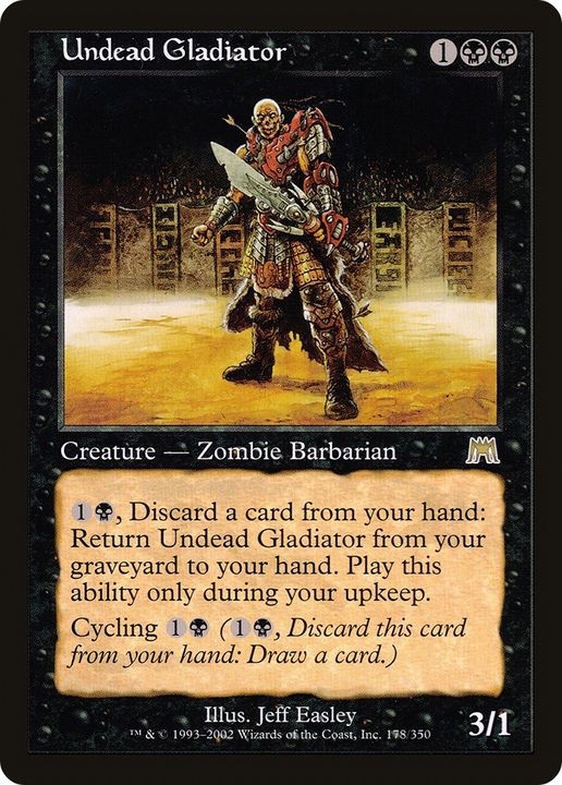 Undead Gladiator in the group Magic the Gathering / Types / Creatures / Zombie at Proxyprinters.com (68648)