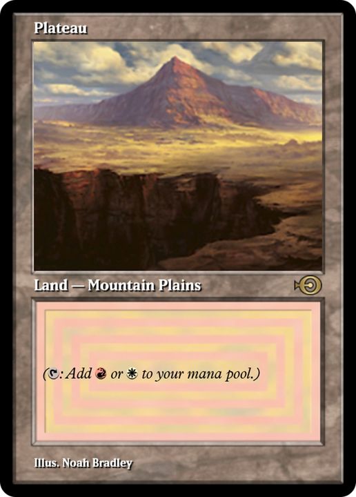 Plateau in the group Magic the Gathering / Types / Land / Mountain at Proxyprinters.com (68686)