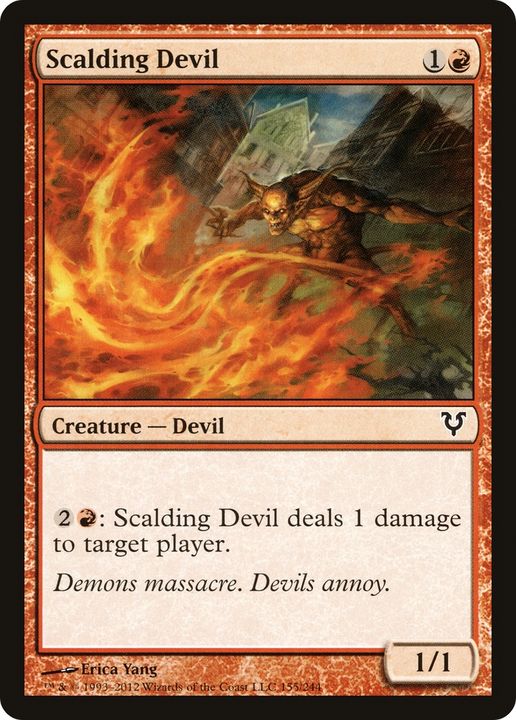 Scalding Devil in the group Magic the Gathering / Types / Colors / Red at Proxyprinters.com (68692)