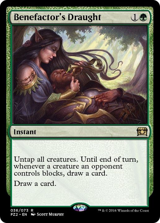 Benefactor's Draught in the group Magic the Gathering / Types / Colors / Green at Proxyprinters.com (6871)