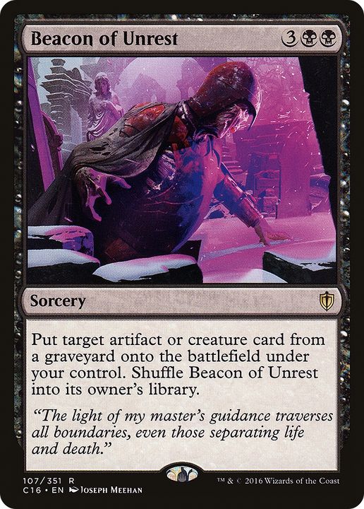 Beacon of Unrest in the group Magic the Gathering / Types / Colors / Black at Proxyprinters.com (68716)