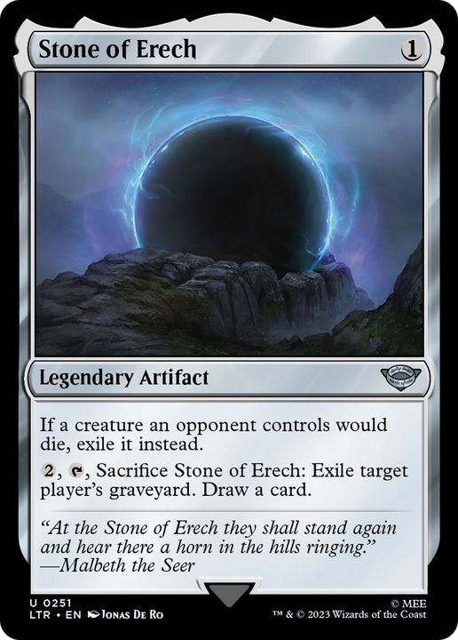 Stone of Erech in the group Magic the Gathering / Types / Artifacts / Legendary Artifact at Proxyprinters.com (68732)