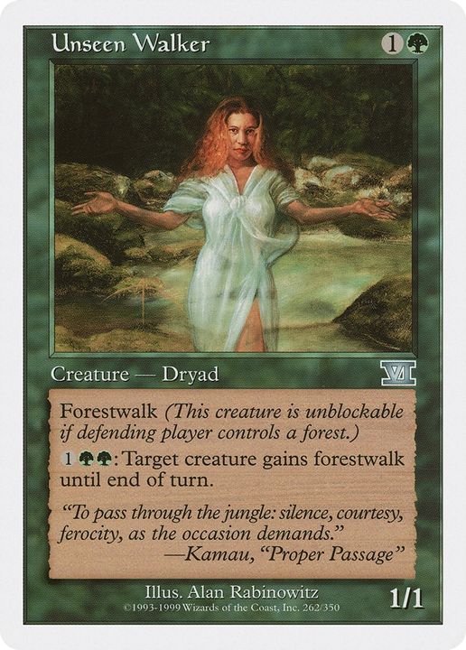 Unseen Walker in the group Magic the Gathering / Types / Colors / Green at Proxyprinters.com (68736)