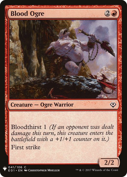 Blood Ogre in the group Magic the Gathering / Types / Creatures / Warrior at Proxyprinters.com (68763)