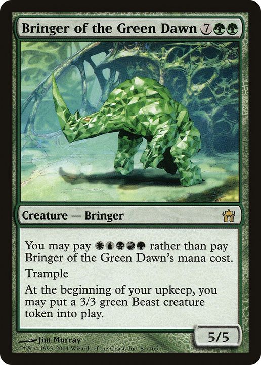 Bringer of the Green Dawn in the group Magic the Gathering / Sets / Fifth Dawn at Proxyprinters.com (68766)