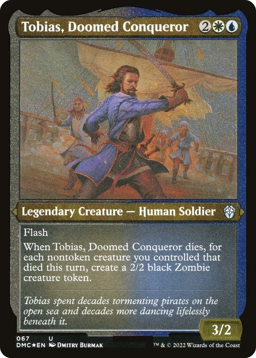 Tobias, Doomed Conqueror in the group Magic the Gathering / Types / Colors / Multicolors / U, W at Proxyprinters.com (68786)