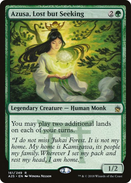 Azusa, Lost but Seeking in the group Magic the Gathering / Types / Creatures / Human at Proxyprinters.com (68791)