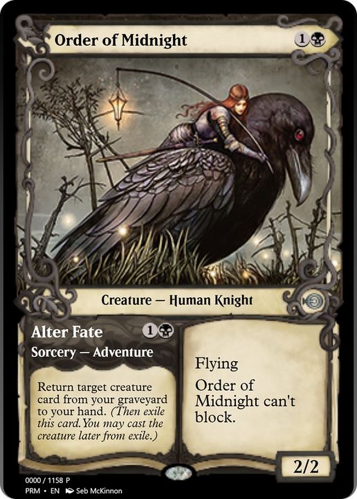 Order of Midnight // Alter Fate in the group Magic the Gathering / Types / Creatures / Human at Proxyprinters.com (68800)