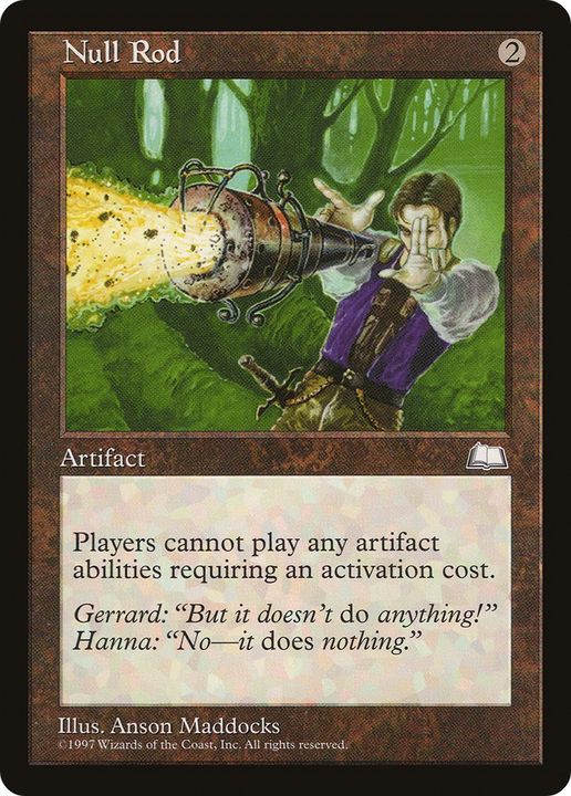 Null Rod in the group Magic the Gathering / Types / Artifacts / Artifact at Proxyprinters.com (68813)