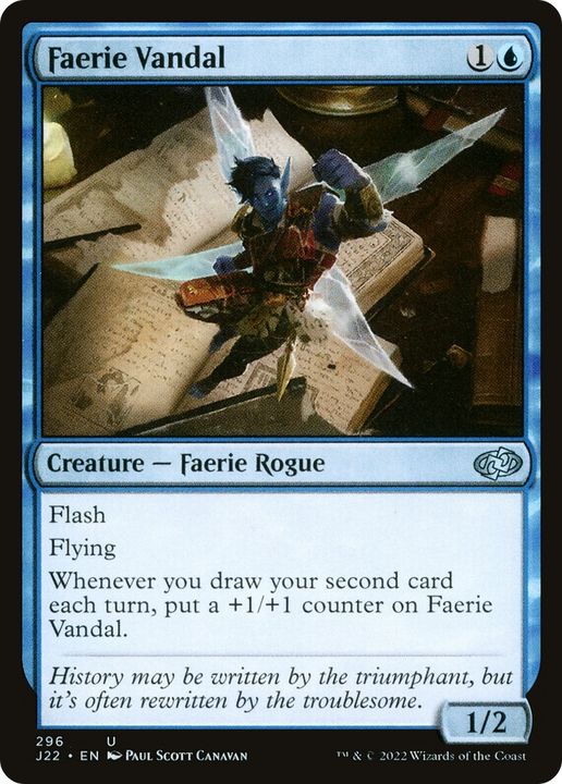 Faerie Vandal in the group Magic the Gathering / Types / Colors / Blue at Proxyprinters.com (68820)