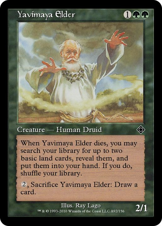 Yavimaya Elder in the group Magic the Gathering / Types / Creatures / Human at Proxyprinters.com (68840)