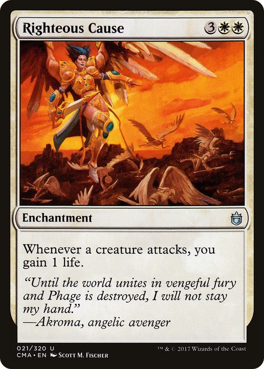 Righteous Cause in the group Magic the Gathering / Types / Enchantment / Enchantment at Proxyprinters.com (68855)