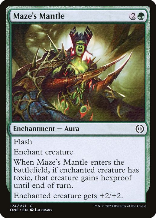 Maze's Mantle in the group Magic the Gathering / Sets / Phyrexia: All Will Be One at Proxyprinters.com (68885)