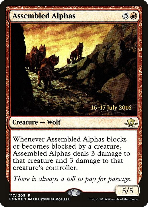 Assembled Alphas in the group Magic the Gathering / Types / Colors / Red at Proxyprinters.com (68895)