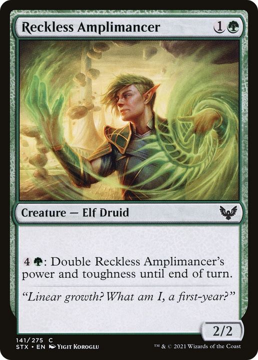 Reckless Amplimancer in the group Magic the Gathering / Types / Creatures / Elf at Proxyprinters.com (68899)