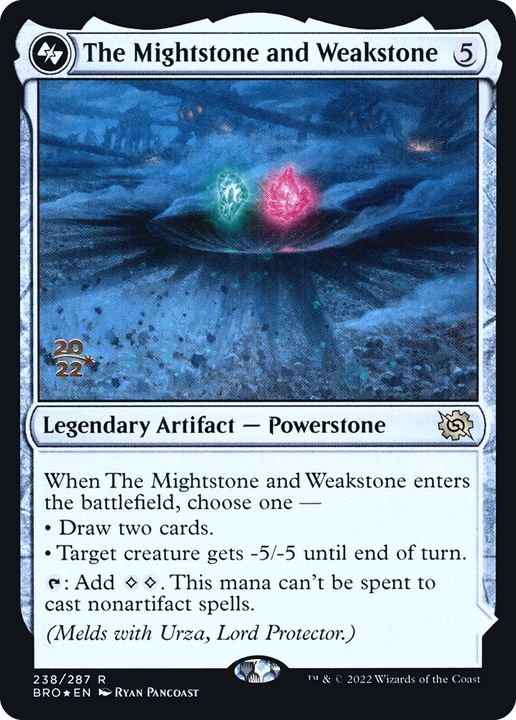 The Mightstone and Weakstone in the group Magic the Gathering / Types / Artifacts / Legendary Artifact at Proxyprinters.com (68917)