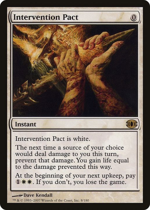 Intervention Pact in the group Magic the Gathering / Types / Colors / White at Proxyprinters.com (68949)