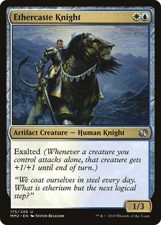 Ethercaste Knight in the group Magic the Gathering / Types / Colors / Multicolors / U, W at Proxyprinters.com (6896)