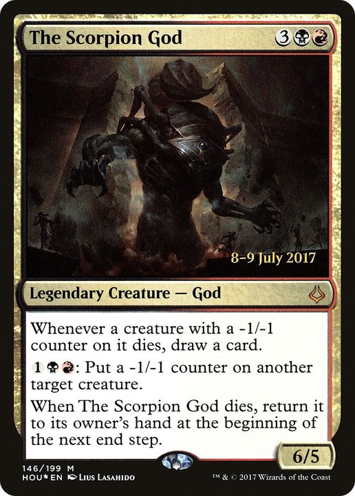 The Scorpion God in the group Magic the Gathering / Sets / Hour of Devastation Promos at Proxyprinters.com (68986)