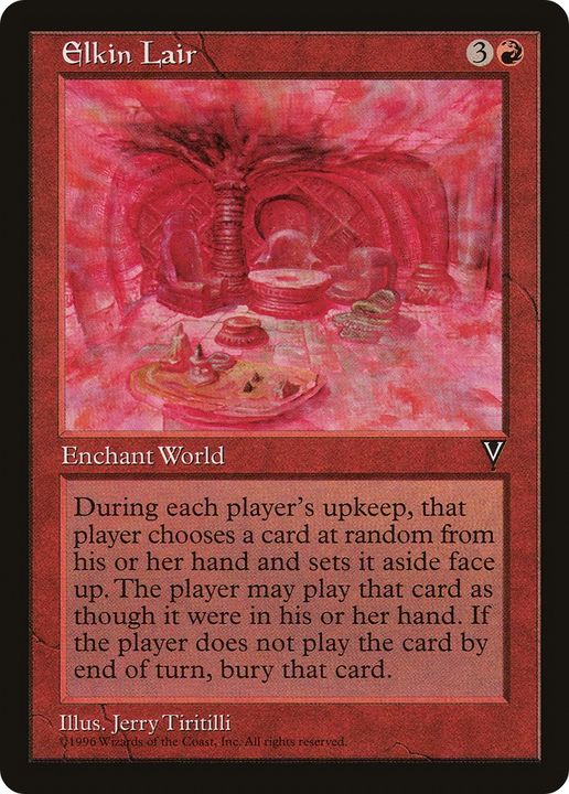 Elkin Lair in the group Magic the Gathering / Types / Colors / Red at Proxyprinters.com (68987)