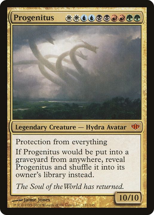 Progenitus in the group Magic the Gathering / Types / Colors / Multicolors / B, G, R, U, W at Proxyprinters.com (69006)