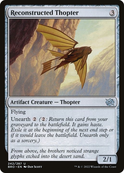 Reconstructed Thopter in the group Magic the Gathering / Sets / The Brothers' War at Proxyprinters.com (69009)