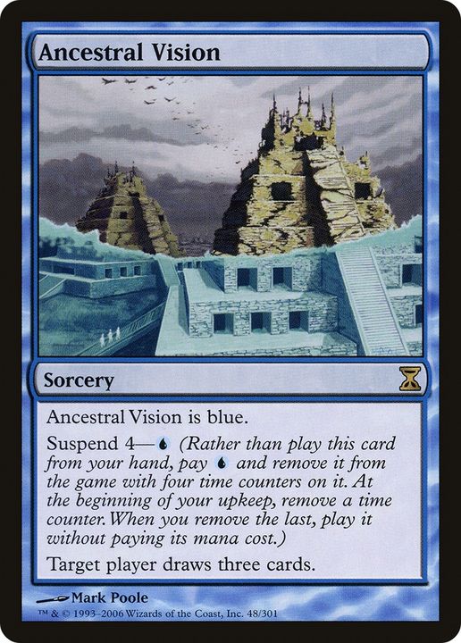 Ancestral Vision in the group Magic the Gathering / Types / Colors / Blue at Proxyprinters.com (69016)