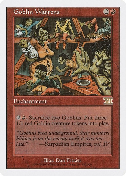 Goblin Warrens in the group Magic the Gathering / Sets / Classic Sixth Edition at Proxyprinters.com (6902)