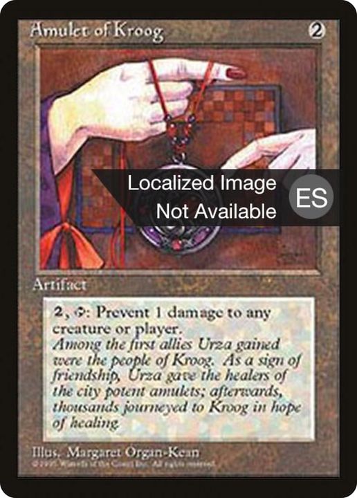 Amulet of Kroog in the group Magic the Gathering / Types / Artifacts / Artifact at Proxyprinters.com (69026)