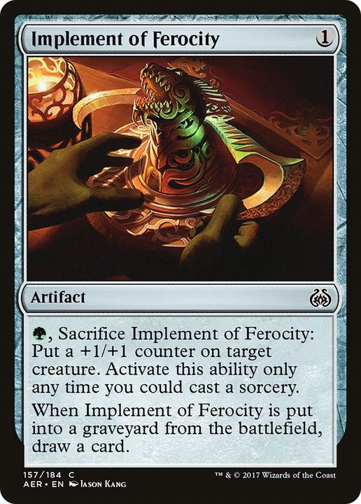 Implement of Ferocity in the group Magic the Gathering / Types / Artifacts / Artifact at Proxyprinters.com (69033)